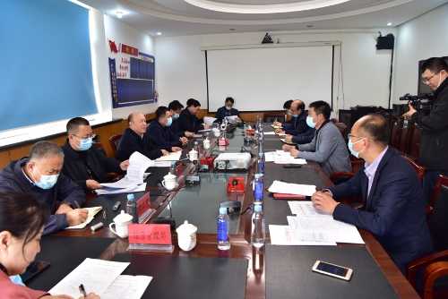 2021-04-21张长山、刘维成率队深入胜利矿调研扭亏增效工作情况