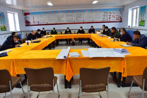 2021-04-25张长山、王戈率队深入建设矿调研矿井改造工程推进情况