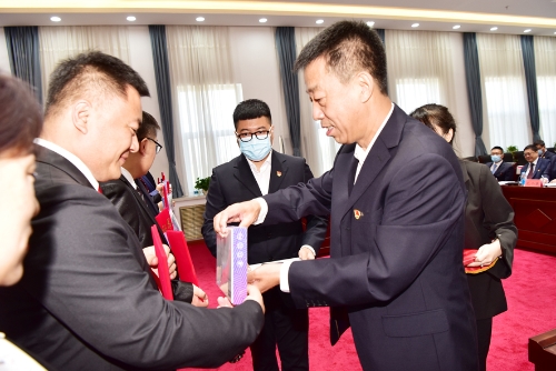 2021-09-17集团公司党委党史学习教育推进暨“两个百”活动成果表彰座谈会1