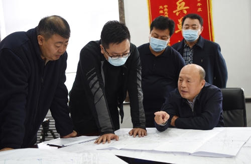 11.14董事长到新建矿调研2