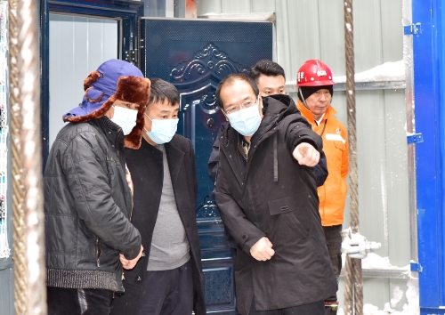 2021-11-23刘金奇深入福泰来一井检查矿技改工程进展情况