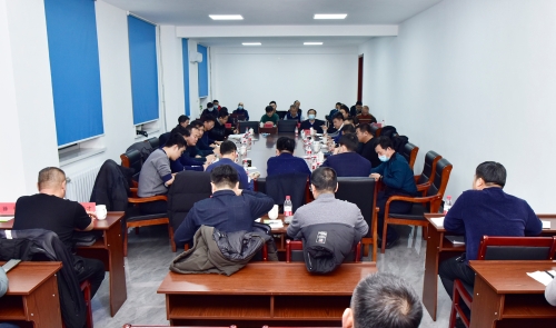 2022-01-19王戈陪同省煤管局督导检查组深入新铁矿督导检查安全生产工作 (2)