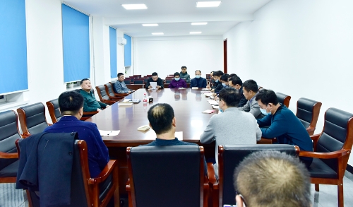 2022-01-19王戈为新铁矿领导班子开会落实省煤管局督导检查组检查出现的问题