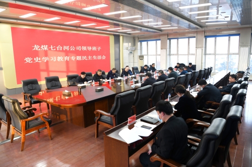 2022-01-24龙煤七台河公司领导班子党史学习教育专题民主生活会1