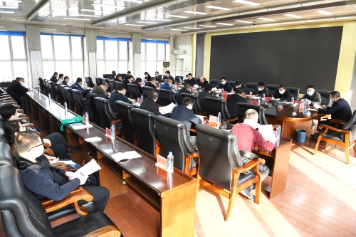 2022-03-24张长山调研新选厂、铁选厂、桃选厂全年生产经营工作落实情况2