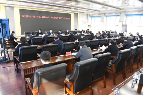 2022-03-24龙煤七台河公司2022年度财务工作会议6