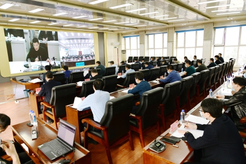 2022-04-04集团公司专题视频会议听取七矿公司新建矿汇报1