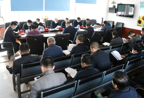 2022.4.15公司董事长张长山率队深入向阳矿安全生产大排查2