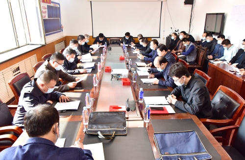 2022-04-16王戈率队到胜利矿开展安全大检查工作并深入胜利矿六井检查副主井开帮工程1