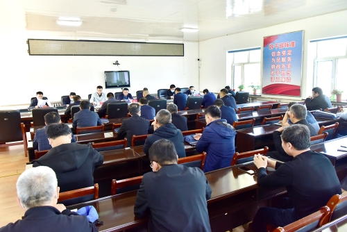 2022-05-18七矿公司安全大检查、安全生产标准化验收建设矿通报会、王戈深入建设矿一采一井检查技改矿井工程进展情况3