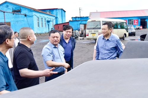 2022-06-17省国土自然资源厅、市国土资源局到公司、建设矿开展能力作风年建设工作调研1