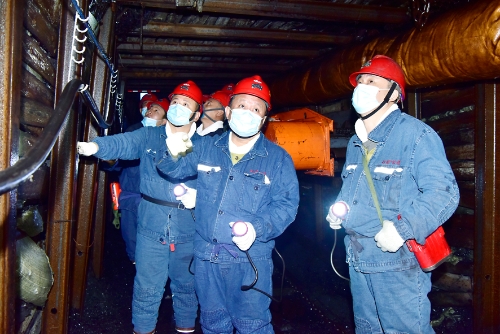 2022-09-12王戈深入建设矿一采区7313、7312掘进工作面检查技改矿井工程进展情况