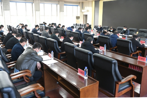 2022.10.06公司董事长张长山召开十月份一通三防工作例会4-1