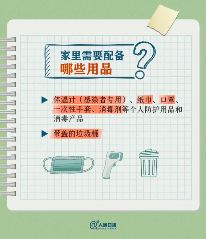 新冠感染者居家注意事项，这份手账说清楚了！2
