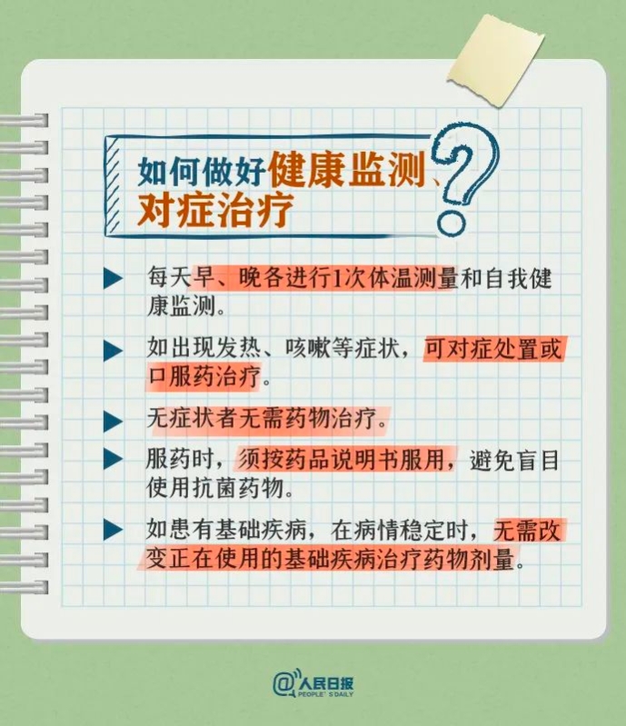 新冠感染者居家注意事项，这份手账说清楚了！3