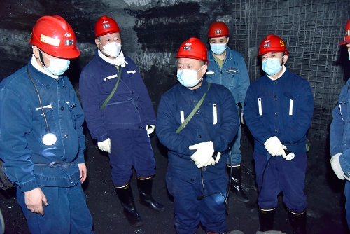 2023-01-20王戈深入新建矿7062综掘工作检查春节假期停工工作2