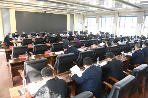 2023.03.28公司总经理鞠超召开专班工作推进会仪1