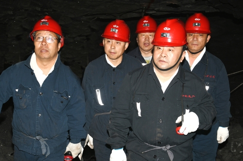 2023.10.14公司总经理鞠超深入胜利矿7511掘进工作面